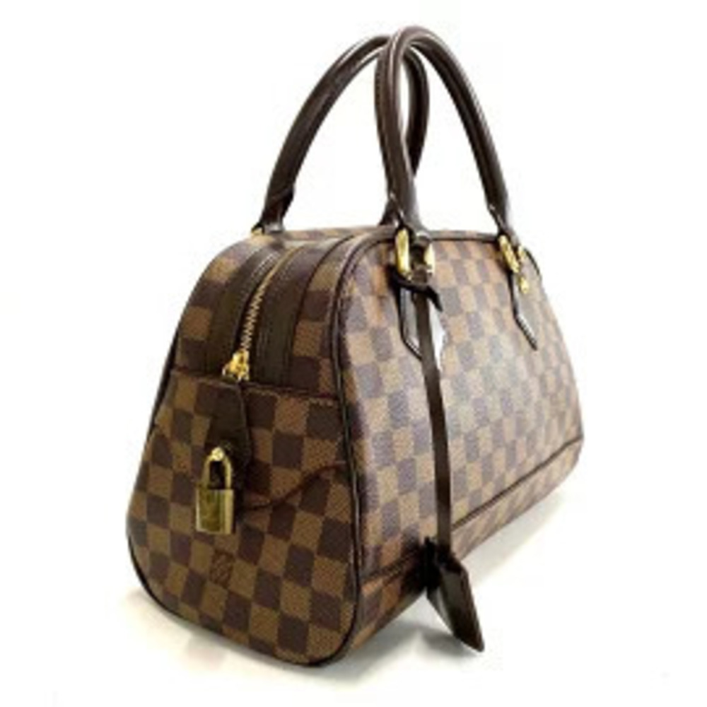 Louis Vuitton Duomo Handbag Ebene Brown Damier Canvas